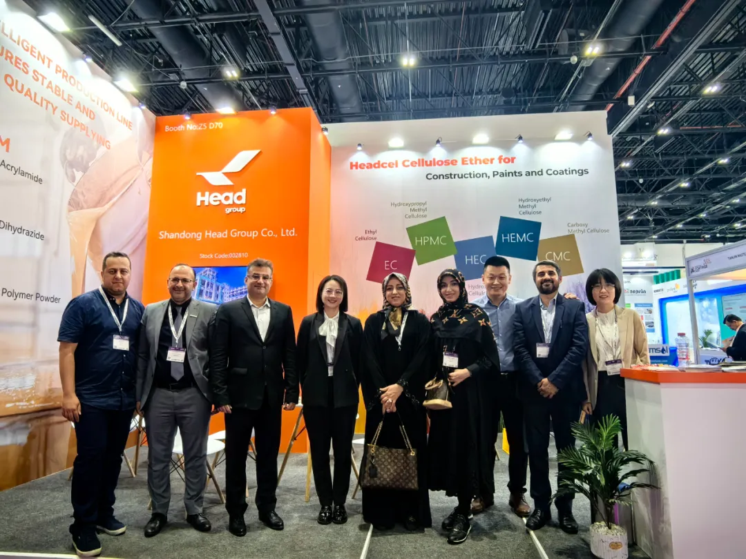 “展”出風采！赫達集團攜Headcel纖維素醚實力亮相2024中東涂料展！